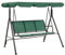 Wenjnigqi-363323 Hollywoodschaukel für den Garten, Stahl und Textilene, Grün, 170 cm