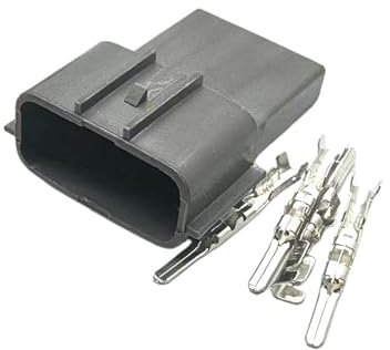 1 Set 4 Pin 6098-0144 Maschio Femmina Pompa Benzina Spina Alternatore Riparazione Connettore Spina Sensore Di Ossigeno(Gold,1 Set)