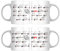 Pack Tazas Personalizadas Moto GP 2024 y 2025 con Calendario y Circuitos. Incluye Calendario de Bolsillo. Regalo Original. (Pack MGP 24+25)