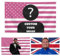 Drapeau américain personnalisé rose 91 x 152 cm Motif drapeau britannique personnalisé pour dortoir, chambre, club, concert, bar, salon