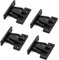 4 Pairs Heavy Duty Plinth Clips Kit - Bath Panel Fixings & Radiator Cover Clips, Nylon Wall Mounting Clips for 15-18mm Kitchen/Bathroom Panels