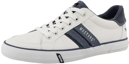 MUSTANG Herren Sneaker Low-Top mit Details in Denim-Optik 26M0191001