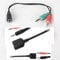 Soytich Headset-Telefon als Set, Adapter 2 x3,5mm Buchse und RJ9/RJ10 Stecker Telefonheadset (ta2)