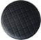 Levoberg Hocker Bezug wasserdicht Hockerbezug rund Stretch aus Kunstleder rund Bar Bezug Sitz Kissen Schwarz Durchmesser 40cm