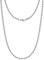 LeCalla Mothers Day Gifts Jewelry Solid 925 Sterling Silver Italian 2 MM Diamond-Cut Twisted Braided Rope Chain Necklace for Men and Women 24 Inches