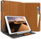 Bukoor Hülle für iPad 10.2 Zoll 9./8./7th Generation (2021/2020/2019) mit Stifthalter, Auto Sleep/Wake PU Leder Hülle mit Tasche & Multi-Winkel Stand Soft TPU Back Cover