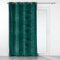 Dynamic24 Vorhang Blickdicht 140x240cm in edler Samt-Struktur Gardine Schal Ösen Verdunkelung Vorhänge Gardinen Ösenvorhang Fensterschal Dekoschal für Wohnzimmer Schlafzimmer (Grün)