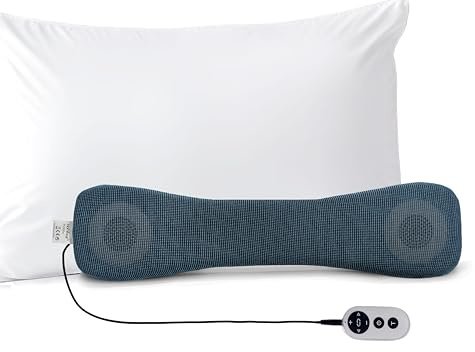 Homihear Somnus Pro- Bluetooth Pillow Speaker, Sleep Headphones for Sleeping, AUX Support, Built-in White Noise&SD Card, Large Battery Built-in, Volume Control, Sleep Timer, Under Pillow Speakers