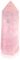 UICCVOKK 4 Rosenquarz Kristalle Groß Edelsteine Heilsteine Bergkristall Stein Rose Quartz Sechseckiger Kristallstab Kristallsteine über Meditation Energie Reiki