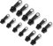 Glvomazty Abnehmbare Reißverschluss Zipper Reißverschluss Schieber Ersatz Reissverschluss Zipper Reparatur für Jacken, Rucksäcke, Koffer (Reißverschluss Zipper 12 PCS)
