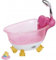 Coffret pour Baby Born Baignoire de Bain Rose Interactive - Set Accessoires pour poupées et Poupon avec Carte offferte - nouveauté