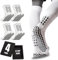 Gain The Edge Football Grip Socks 3.0-2pc and 4pc Set - Non Slip Football Socks - Updated Model
