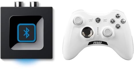 Logitech Kabelloser Bluetooth Audio-Empfänger, & MSI Force GC30 V2 White Kabelloser