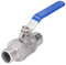 Stainless Steel NPT 3 4in Ball Valve Manual Cut Through Plumbing Fittings