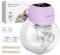 Breast Pump Electric, Breast Pumps Hands Free Wearable Portable,12 Levels 4 Modes with LED Display, Low Noise Rechargeable Wireless Breast Pump Electrical / 21&24MM Flanges(Purple 1pcs)