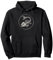 Skelett Fisch Logo Vintage Angelbekleidung für Herren Pullover Hoodie