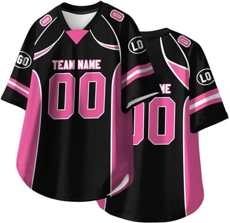 Generisch Personalisiert American Football Trikot Custom Football Jersey Personalized Stitched/Printed Team Name & Number Sporthemden Men Women Youth Herren Sports Uniform Trikot Mit Eigenem Namen
