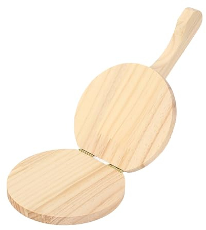 Cocoarm Presse à Tortilla Manuelle, Machine à Tortilla en Bois avec Poignée Ergonomique pour Pizzas Fines et, 10 Pouces et Facile à Utiliser dans les Cuisines Domestiques (M)