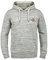Solid SDKevin Herren Kapuzenpullover Hoodie Pullover mit Kapuze Kordelzug Rippbündchen Kängurutasche Baumwollmischung Regular fit, Größe:S, Farbe:Light Grey Melange (8242)