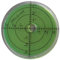 Caterpillar Red Semi Transparent Acrylic Large Spirit Bubble Level (Green Liquid) 66mm Diameter, Degrees - Acrylic Housing, Surface Level, Bulls Eye Bullseye Vial Round -Perfect for tripod and more