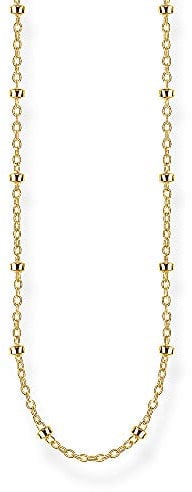 Thomas Sabo Unisex-Erbskette 925 Sterlingsilber gelbgold vergoldet KE1890-413-39-L60