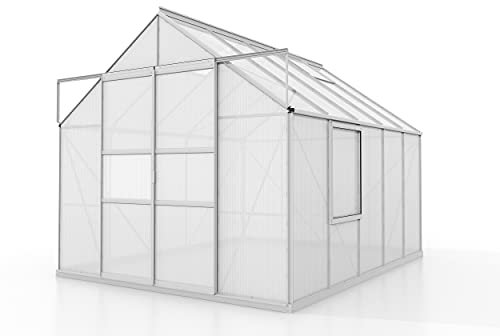 Vitavia Meridian 2 8300 HKP 4 mm Gewächshaus 2 Dachfenster 1 Seitenfenster Hobbygärtner