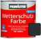 Primaster Wetterschutzfarbe RAL 7016 10 m² 750 ml anthrazitgrau für Außen