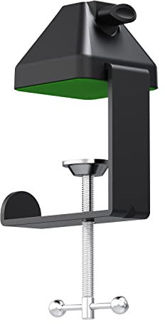 YOUSHARES Metal Table Mounting Clamp for Microphone Arm Stand Table Clamp, Fits for Desktop with Adjustable Interface Aperture