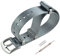 MZBUTIQ 20mm Grau Sicherheitsgurt Uhrenarmband Nylon Watch Straps Ersatz für Herren Damen Gebürstete Schnalle