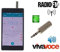 Metal AntJackII antenna radio FM simula auricolare viva voce per Smartphone cellulari jack 3,5 mm metallo