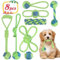 ETACCU Corda Gioco per Cani Piccoli/Cuccioli, 8 Pezzi Gioco Corda per Cane Indistruttibile, Set di Giocattoli da Masticare per Cani di Piccola Taglia/Cuccioli