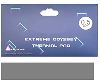 1 one enjoy Thermal Pad 12.8 W/mK, 120x20mm, Non Conductive Silicone Thermal Pads for Laptop Heatsink/GPU/CPU/LED Cooler (0.5mm)