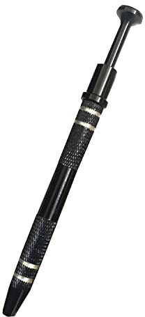 XNHIU Piercing Ball Greifer Werkzeug 4 Zinken Greifer Pick Up Tool für Kleinteile Edelstahl Diamant Pick Up Tool (Schwarz)
