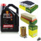 EISENFELS Filter Set Inspektionspaket erstellt mit 5L Motoröl Motul 8100 X-clean+ 5W-30, MANN-FILTER Ölfilter, Luftfilter, Innenraumfilter, Verschlussschraube