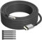 4K Mini DisplayPort to Mini DisplayPort Cable 25FT, [4K@60Hz, Gold-Plated Plugs, Nylon Braided], Mini DP to Mini DP Cable, Thunderbolt 1/2 Compatible, for MacBook Air/Pro, Surface Pro and More