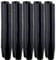 MIJOMA Lot de 320 verres à liqueur incassables, en plastique robuste, verres à shot jello, desserts, fête, mariage, anniversaire. Passe au lave-vaisselle, réutilisables, 29 ml (noir)