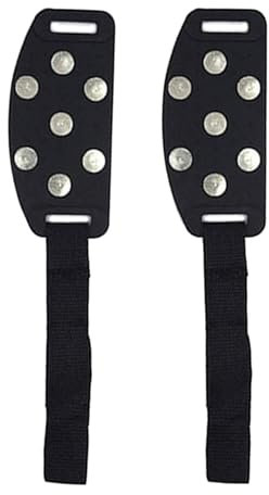 Fenteer Schuhspikes, EIS-Steigeisen, Spikes, EIS-Schnee-Griffe, Tragbare Eisgreifer, Winter-Schuh-Steigeisen für Winter-Outdoor-Klettern für Erwachsene