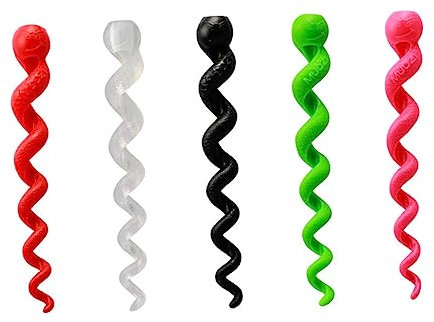 SUPVOX Bike Brake Cable Sleeve Silicone Oil Tube Cover 5pcs Set Red Green Pink Black Protective Covers for Mountain Road Folding Bicycle Brake Line