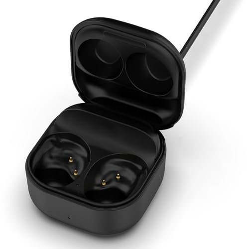 Charging Case for Samsung Galaxy Buds FE,Replacement Charger Dock Station Charging Box for Samsung Galaxy Buds FE SM-R400 (Black)