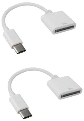 2 cavi di ricarica per Apple 30 pin femmina a USB 3.1 di tipo C, cavo adattatore di ricarica e sincronizzazione dati per telefono cellulare, adattatori OTG per cavi USB, accessori, cavi e