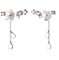 Silber Farbe Mode Blume Kirschblüten Design Dame Frauen Ohrringe Schmuck Geschenk