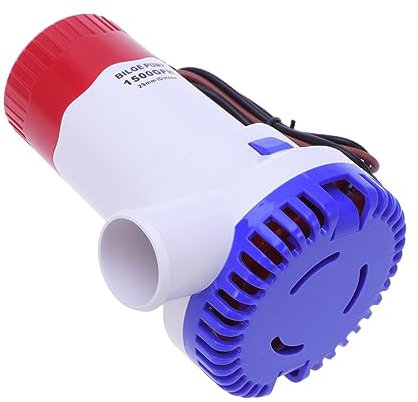 VANZACK Mini Pompe de Cale Dc12v 1500gph pour Bateau Camping-car Isolation Solide