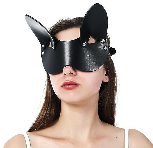 YIOTMOP Augenbinde für Frau Sex Kopfmaske Bondage Augenbinde Augenmaske Sexy Bdsm Fetisch Maske Augenbinden für Sex Fesseln Sexspielzeug für Männer Frauen Rollenspiel