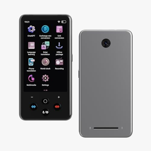 Bisofice Traducteur vocal instantané avec 138 langues, sortie vocale, écran de 4,0, prend en charge WiFi/hors ligne/photo pour les voyages, l'apprentissage et le travail, S85 Pro