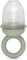 Suavinex, Chupete Fruta Bebé, Alimentador Antiahogo de Silicona Grado Alimentario, con Tapa, Fácil de Limpiar, Apto Lavavajillas, Apto Congelador, Alivia las Encías, Ideal BLW, +6 Meses, Verde