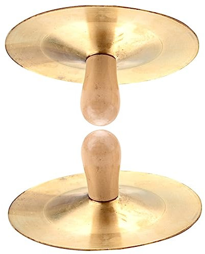 Totority 1par Cymbales Metálicos Para Dedos Instrumento Musical Para De y Para Actividades Infantiles y Entretenimiento