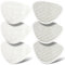 UNU 6 Pack Steam Mop Pads Replacement, Compatible with Vileda Steam Mop, Triangle Microfiber Cleaning Cloth, Washable Steam Mop Head Replacement