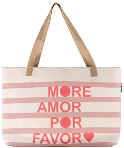 David Fussenegger Tasche Goliath 'More Amor' 65 x 40 cm Altrosa