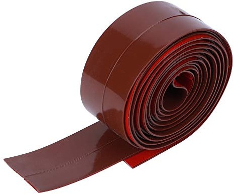 Sealing Strip Self Adhesive Silicone 5m Windproof Door Window Seal Sticker for Plastic Aluminum Wooden Glass Doors Dark Brown 60mm Wide