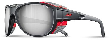 Julbo Herren Explorer 2.0 Sonnenbrille, Grau (Anthrazit/Orange), L